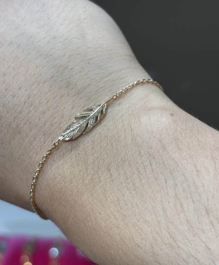 bracelet plaque or 18K sohaia bijoux