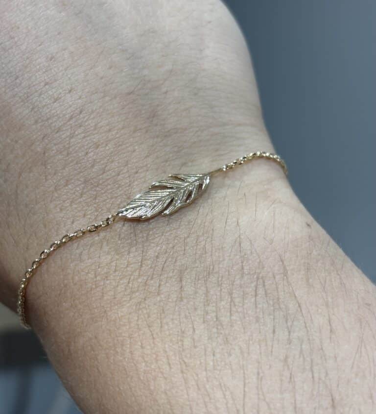 bracelet plaque or 18K sohaia bijoux