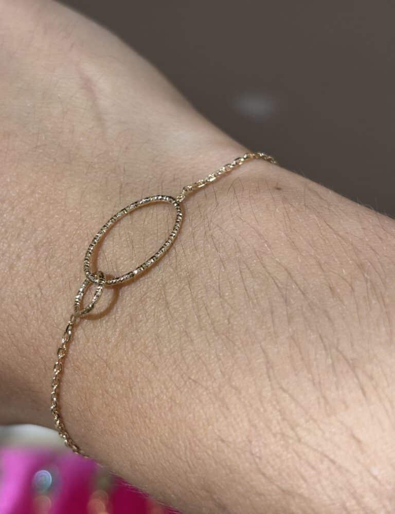 bracelet plaque or 18K sohaia bijoux