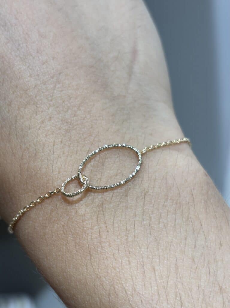 bracelet plaque or 18K sohaia bijoux