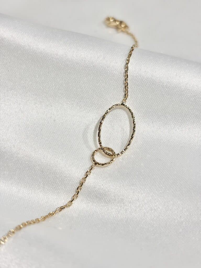 bracelet plaque or 18K sohaia bijoux