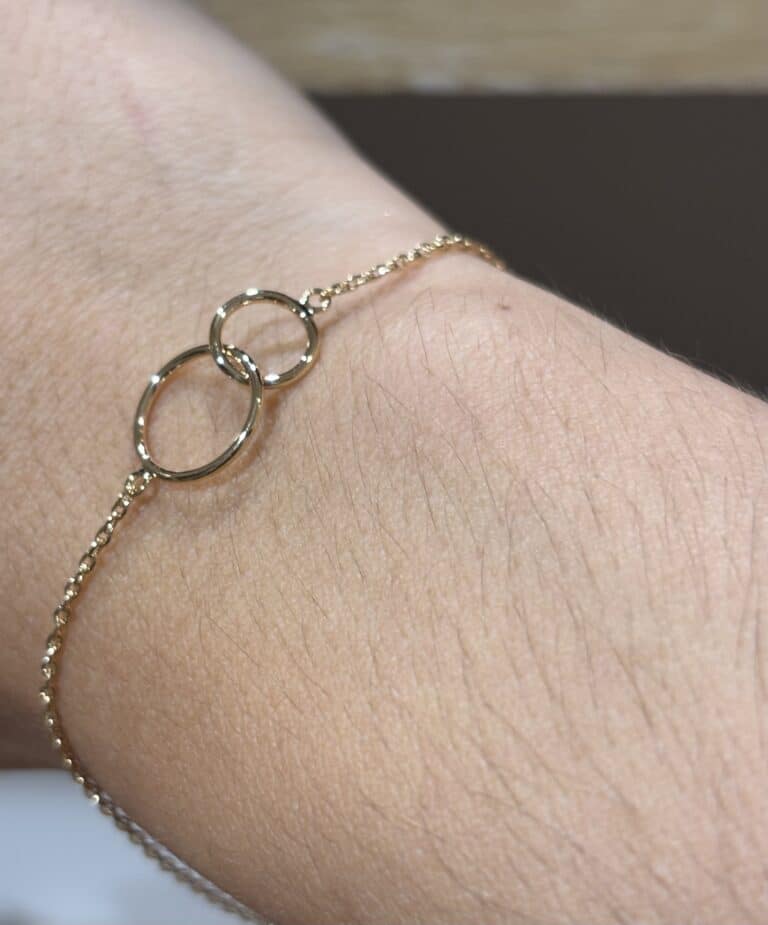 bracelet plaque or 18K sohaia bijoux