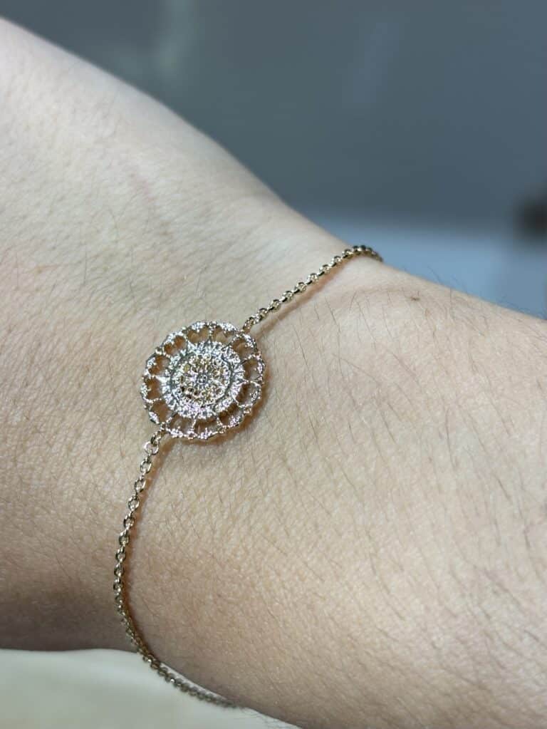 bracelet plaque or 18K sohaia bijoux