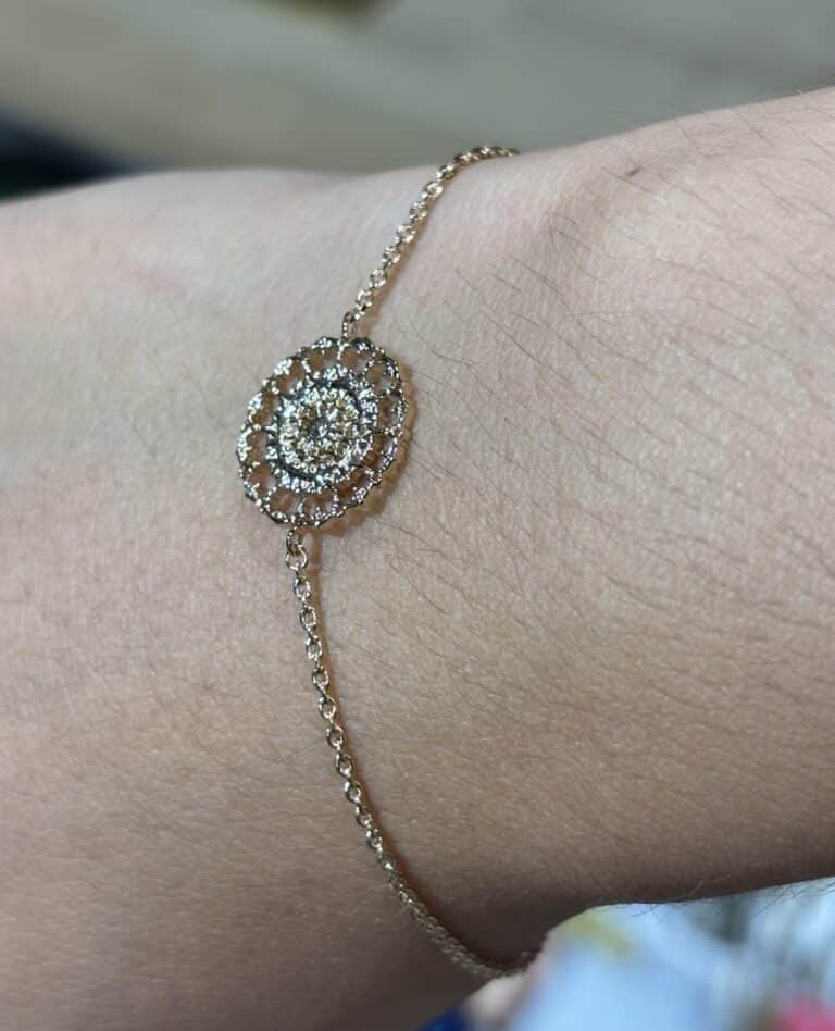 bracelet plaque or 18K sohaia bijoux