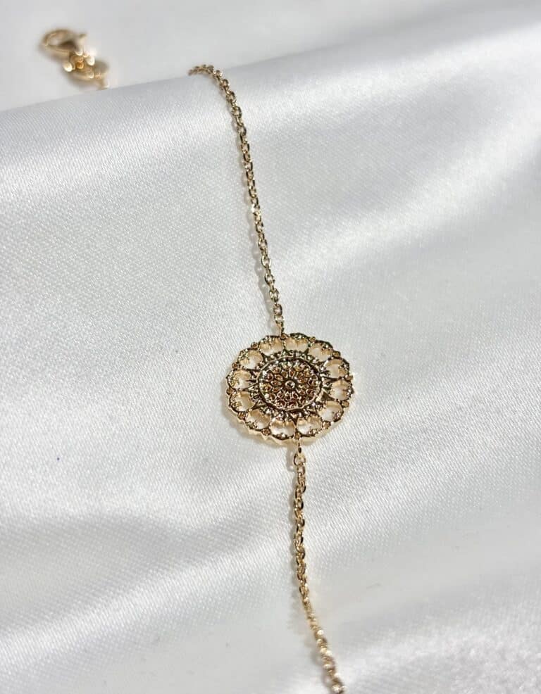 bracelet plaque or 18K sohaia bijoux
