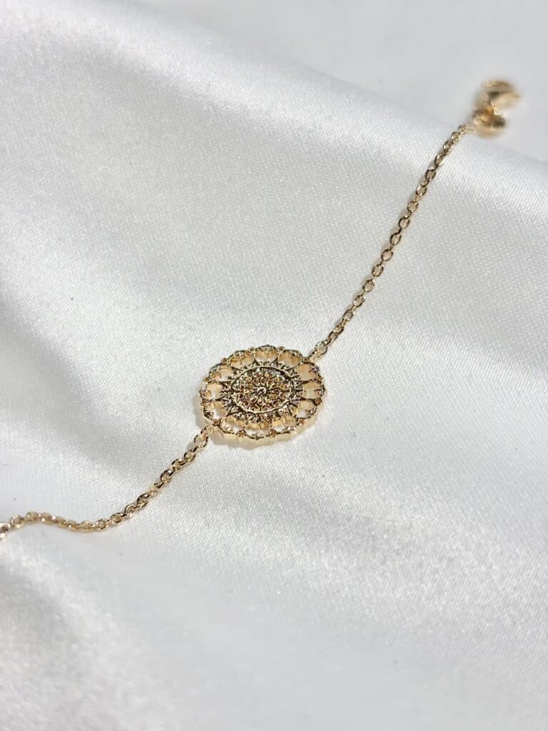 bracelet plaque or 18K sohaia bijoux