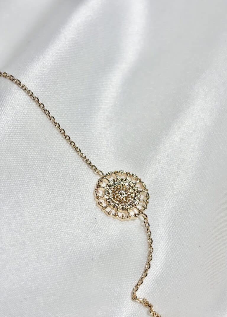 bracelet plaque or 18K sohaia bijoux