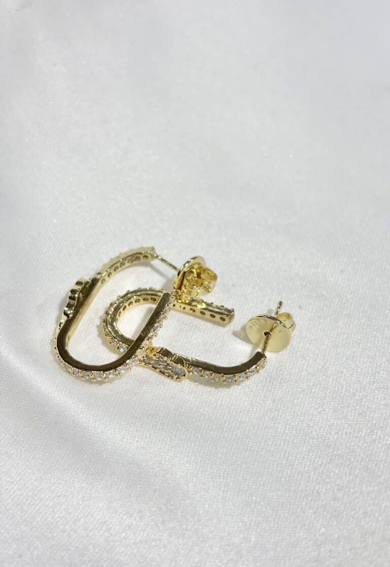boucles d'oreilles créoles sohaia bijoux acier inoxydable