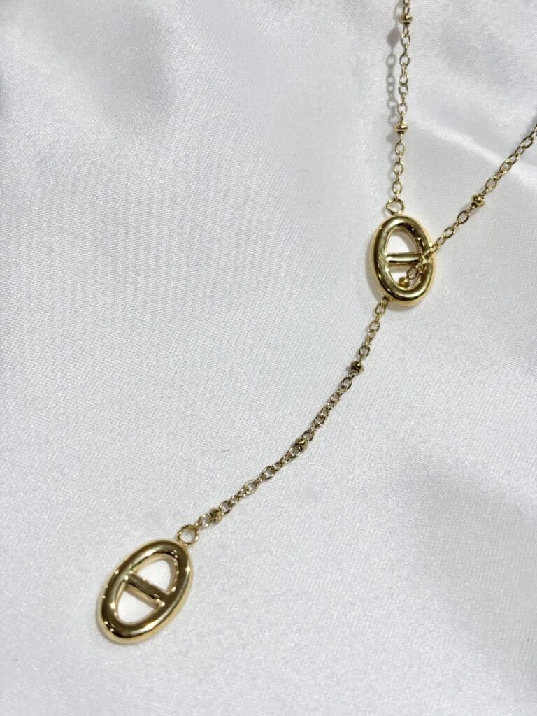 collier sohaia bijoux acier inoxydable maille marine