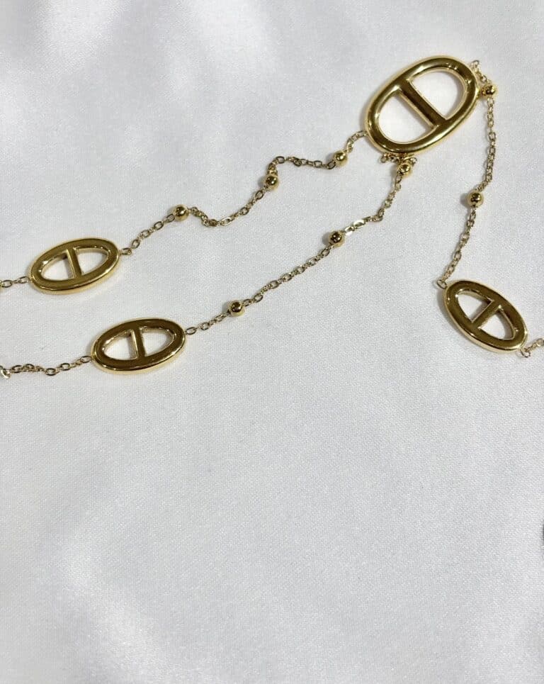 collier sohaia bijoux acier inoxydable maille marine