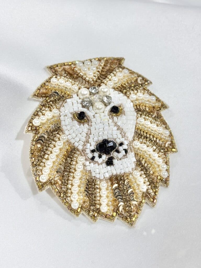 broche niiki paris brode papillon sohaia bijoux