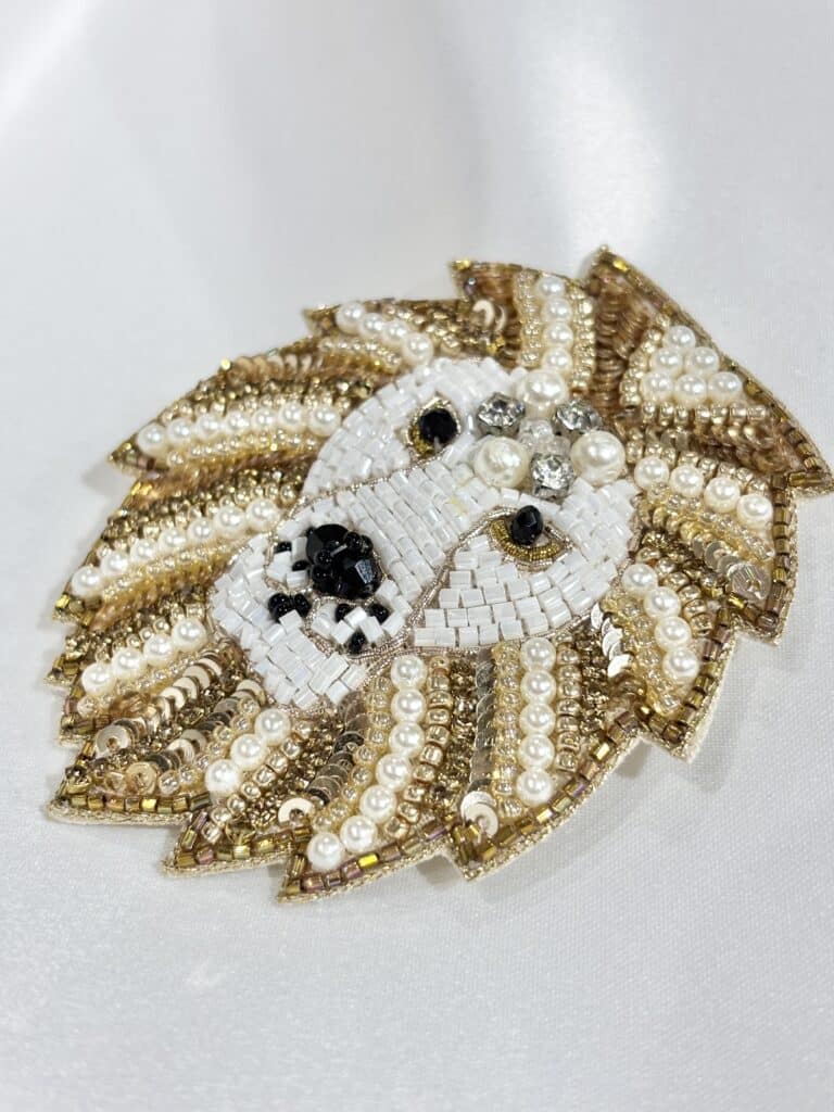 broche niiki paris brode papillon sohaia bijoux