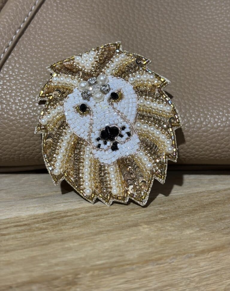 broche niiki paris brode papillon sohaia bijoux