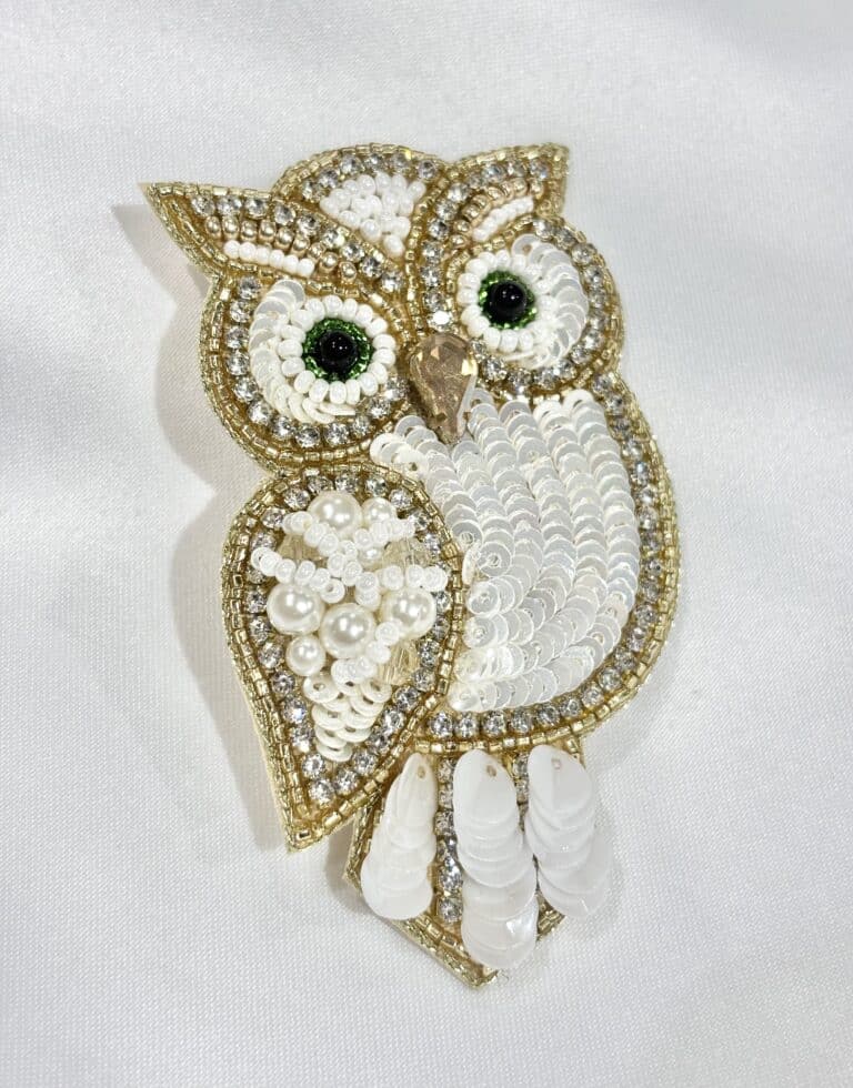 broche niiki paris brode papillon sohaia bijoux