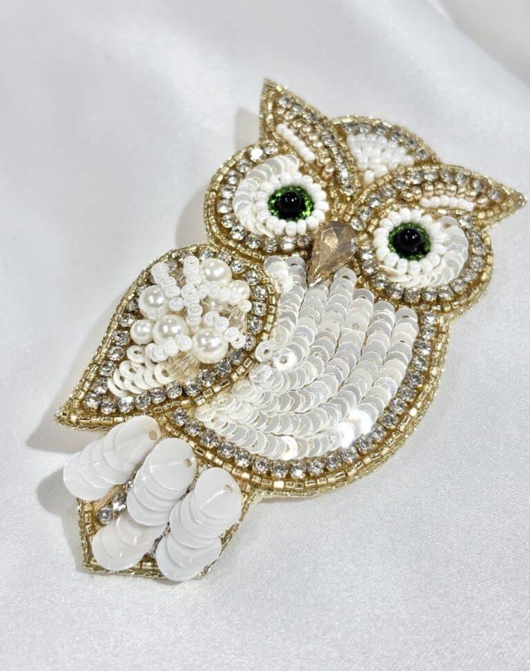 broche niiki paris brode papillon sohaia bijoux