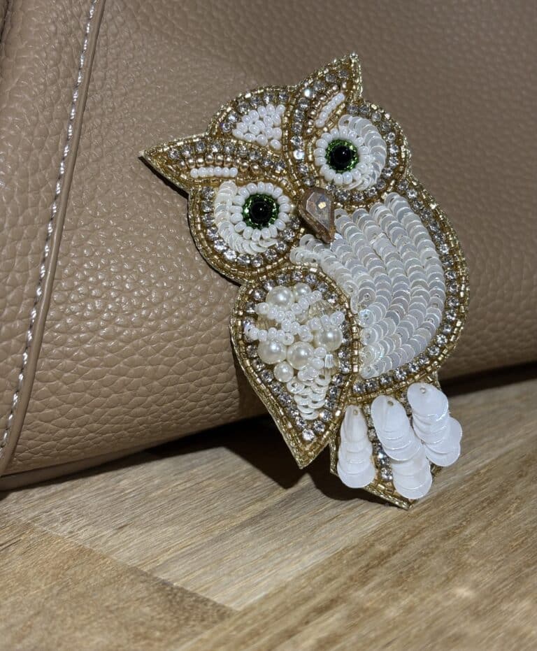broche niiki paris brode papillon sohaia bijoux