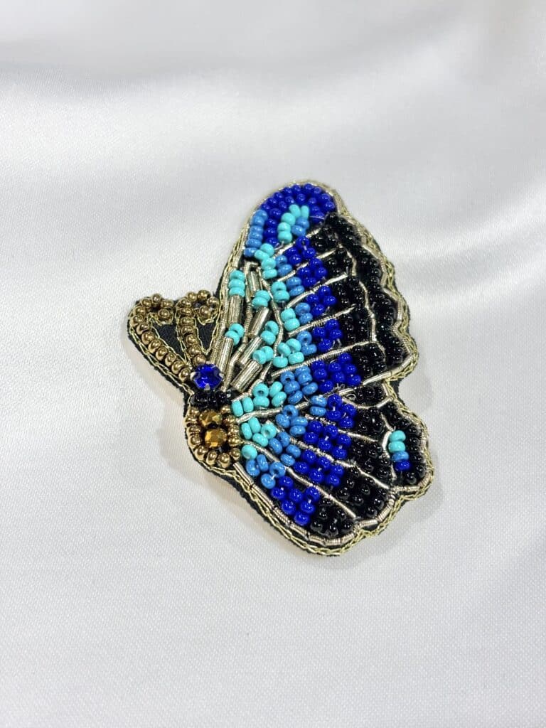 broche niiki paris brode papillon sohaia bijoux