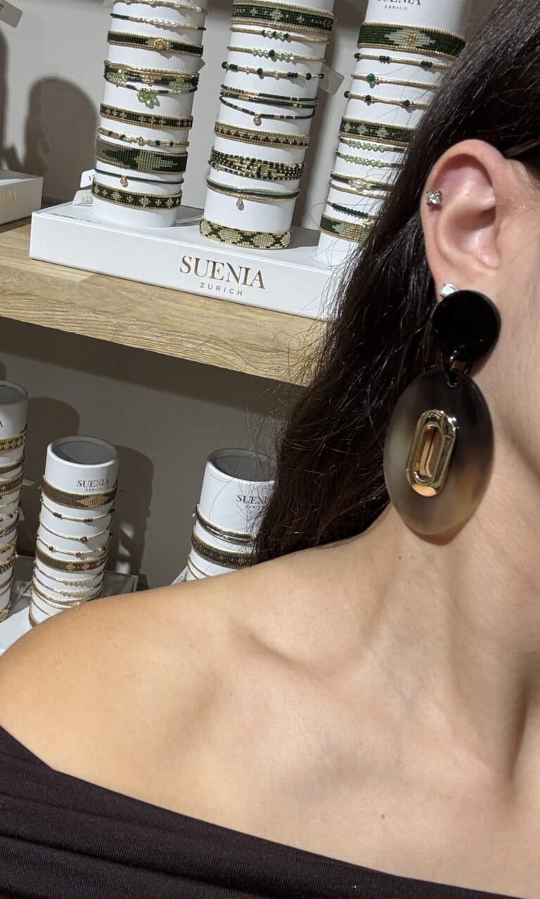 boucles d'oreilles soyang corne sohaia bijoux