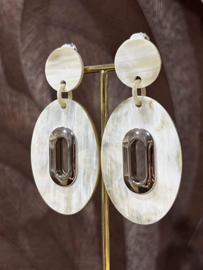 boucles d'oreilles soyang corne sohaia bijoux