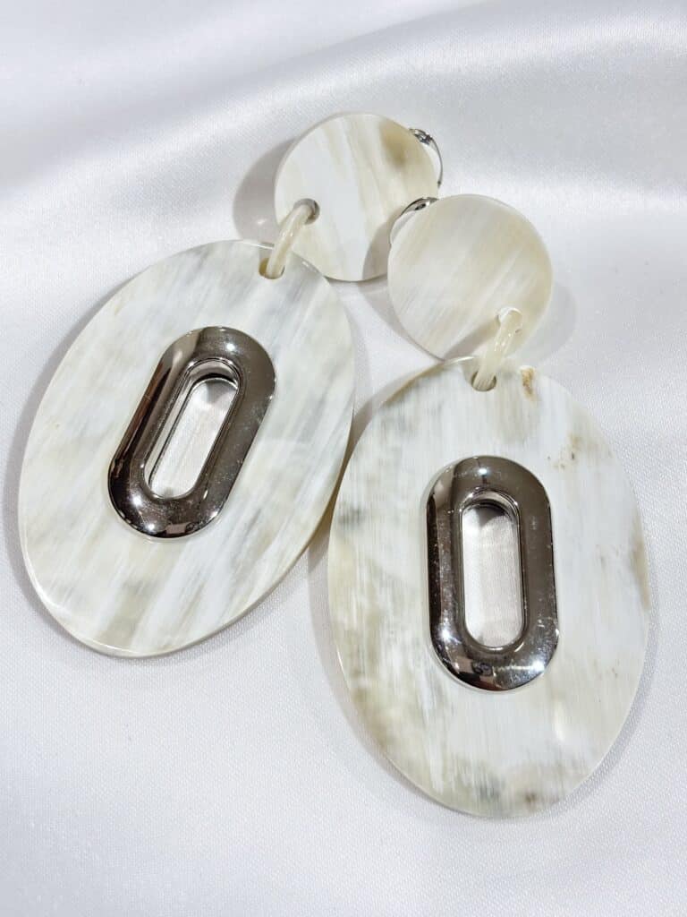 boucles d'oreilles soyang corne sohaia bijoux