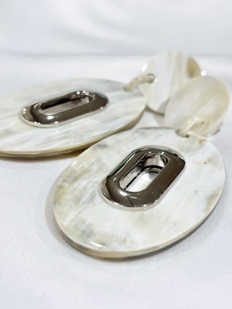 boucles d'oreilles soyang corne sohaia bijoux