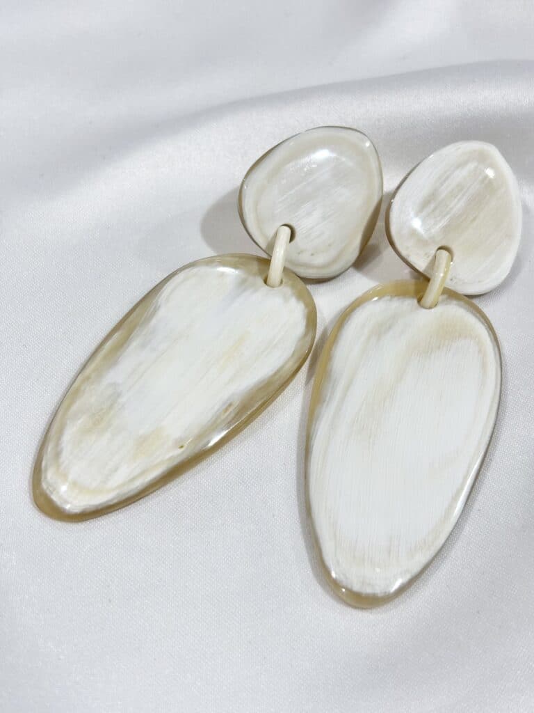 boucles d'oreilles soyang corne sohaia bijoux