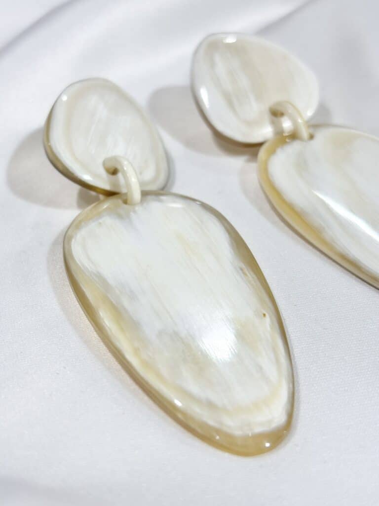 boucles d'oreilles soyang corne sohaia bijoux