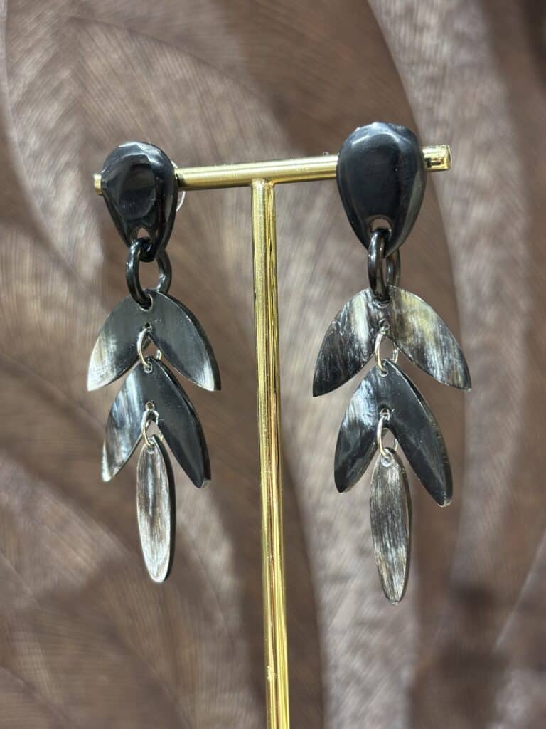 boucles d'oreilles soyang corne sohaia bijoux