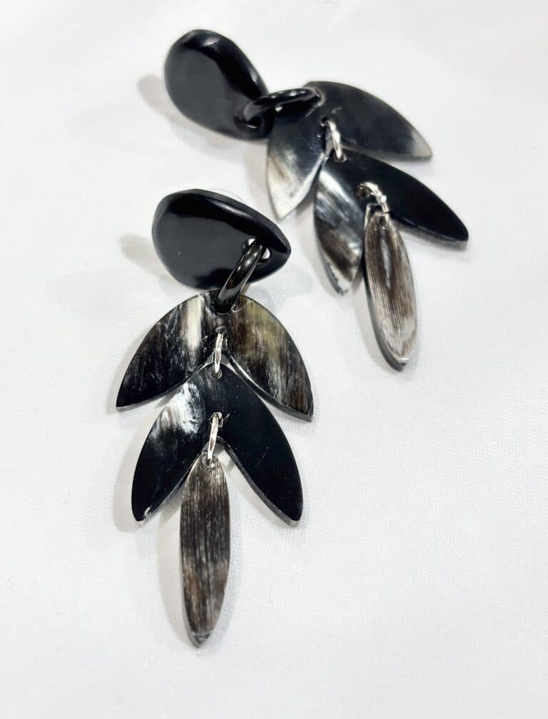 boucles d'oreilles soyang corne sohaia bijoux