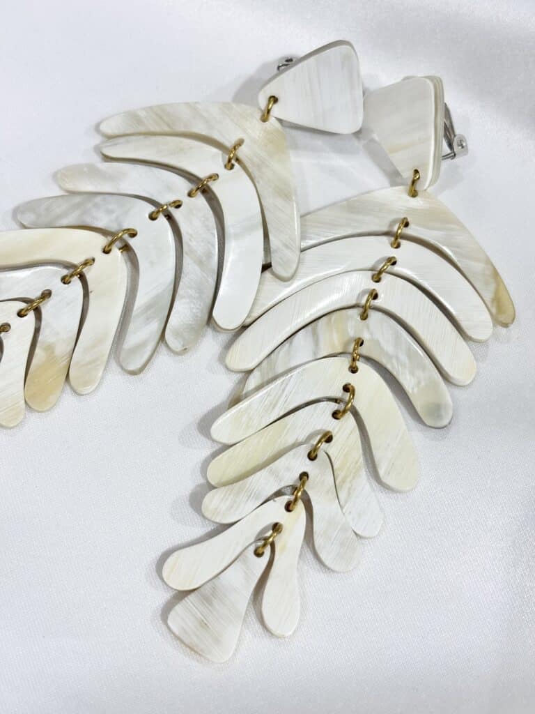 boucles d'oreilles soyang corne sohaia bijoux