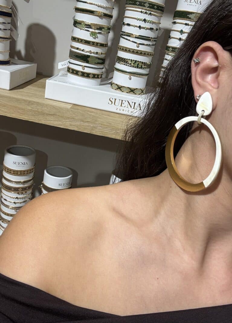 boucles d'oreilles soyang corne sohaia bijoux