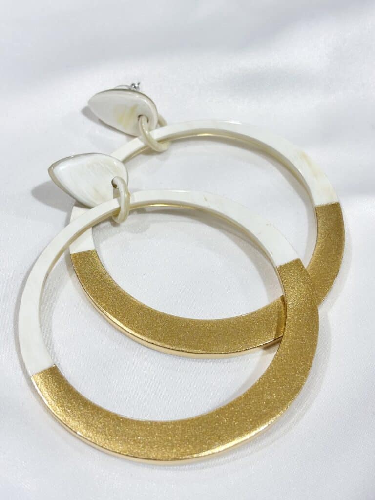 boucles d'oreilles soyang corne sohaia bijoux