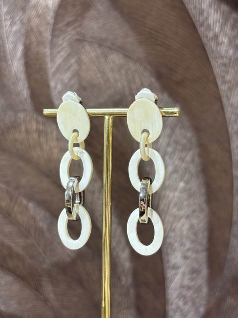 boucles d'oreilles soyang corne sohaia bijoux