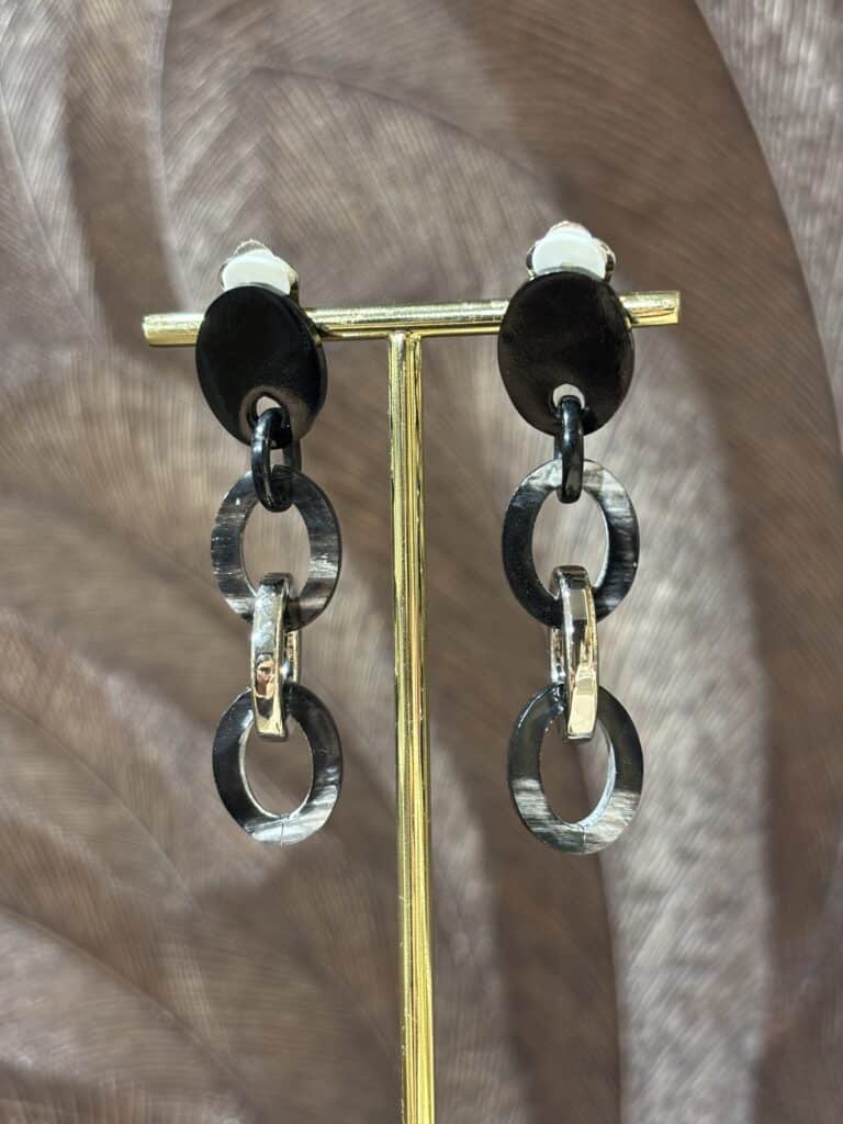 boucles d'oreilles soyang corne sohaia bijoux