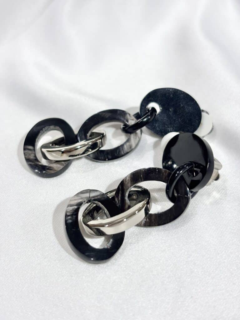 boucles d'oreilles soyang corne sohaia bijoux