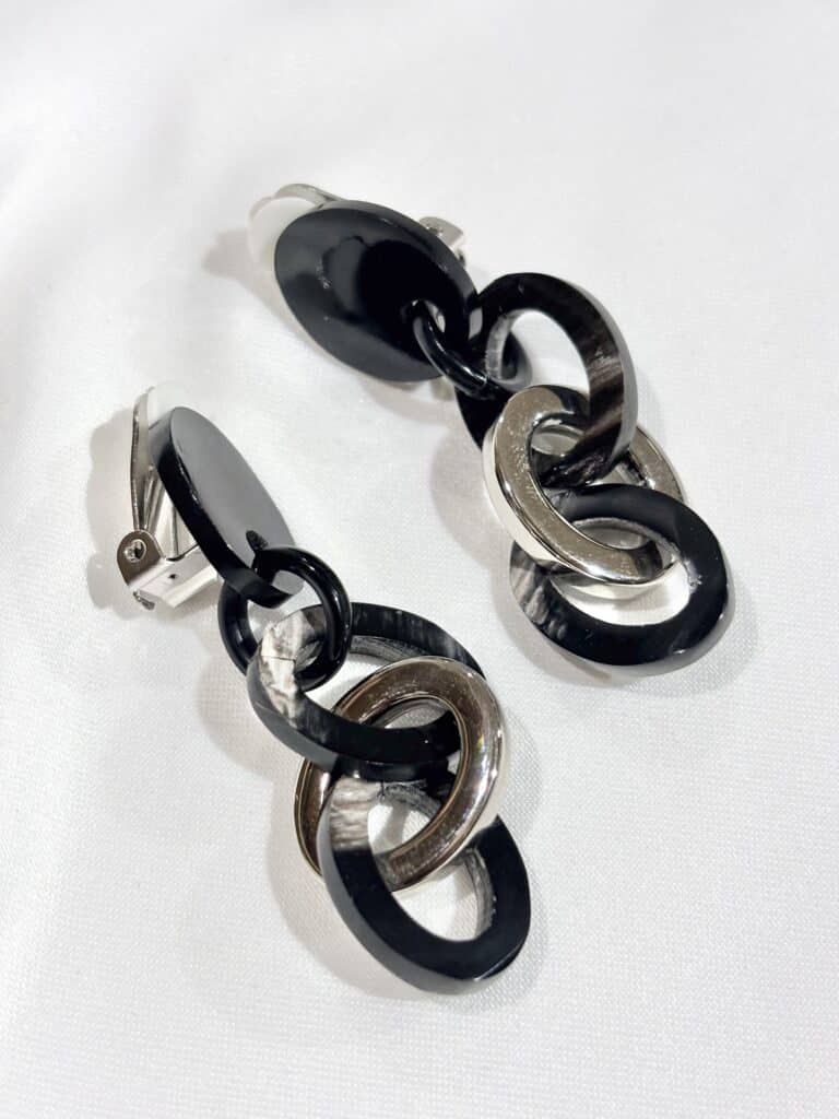boucles d'oreilles soyang corne sohaia bijoux