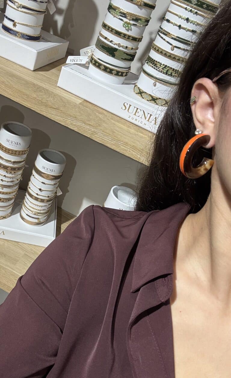 boucles d'oreilles soyang corne sohaia bijoux