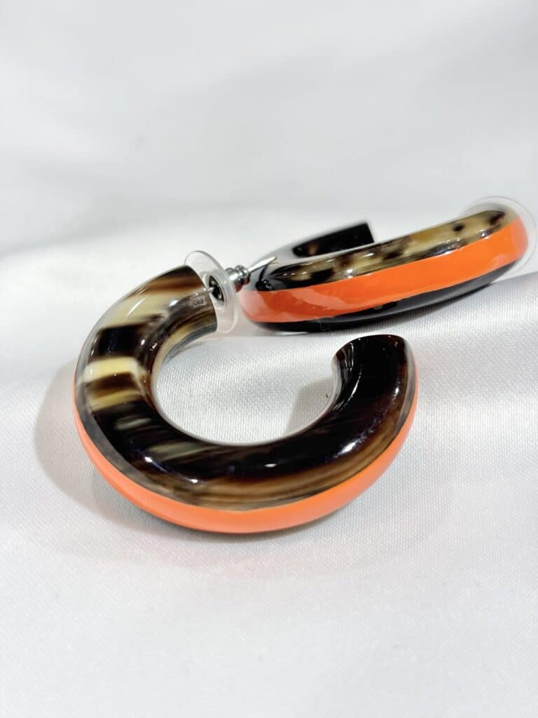 boucles d'oreilles soyang corne sohaia bijoux