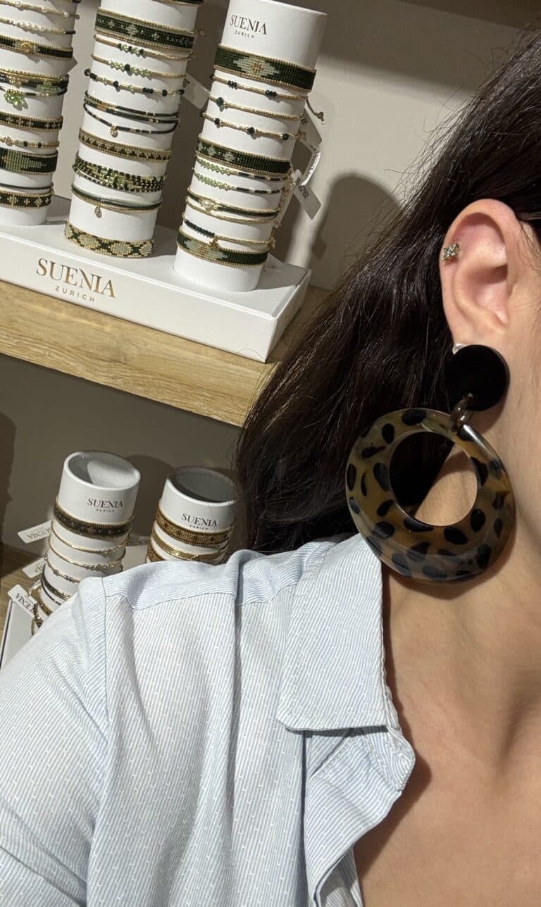boucles d'oreilles soyang corne sohaia bijoux