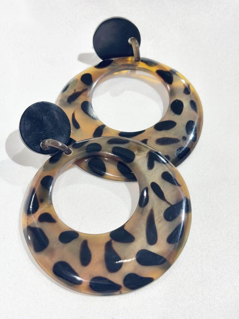 boucles d'oreilles soyang corne sohaia bijoux
