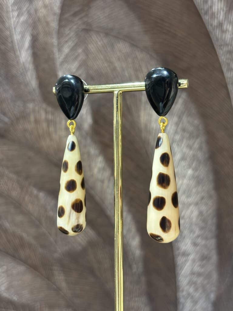 boucles d'oreilles soyang corne sohaia bijoux