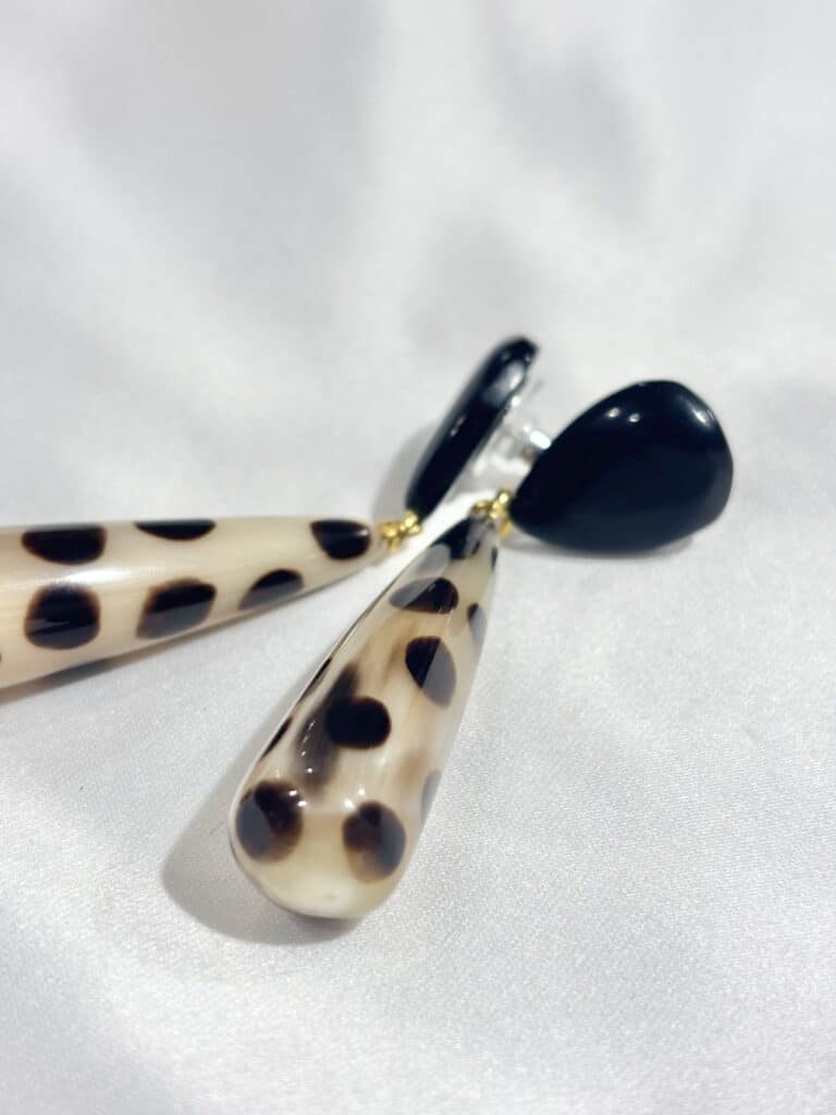 boucles d'oreilles soyang corne sohaia bijoux