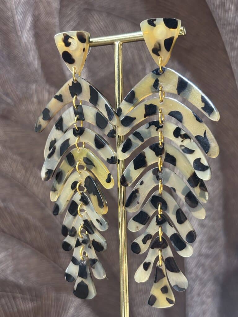 boucles d'oreilles soyang corne sohaia bijoux