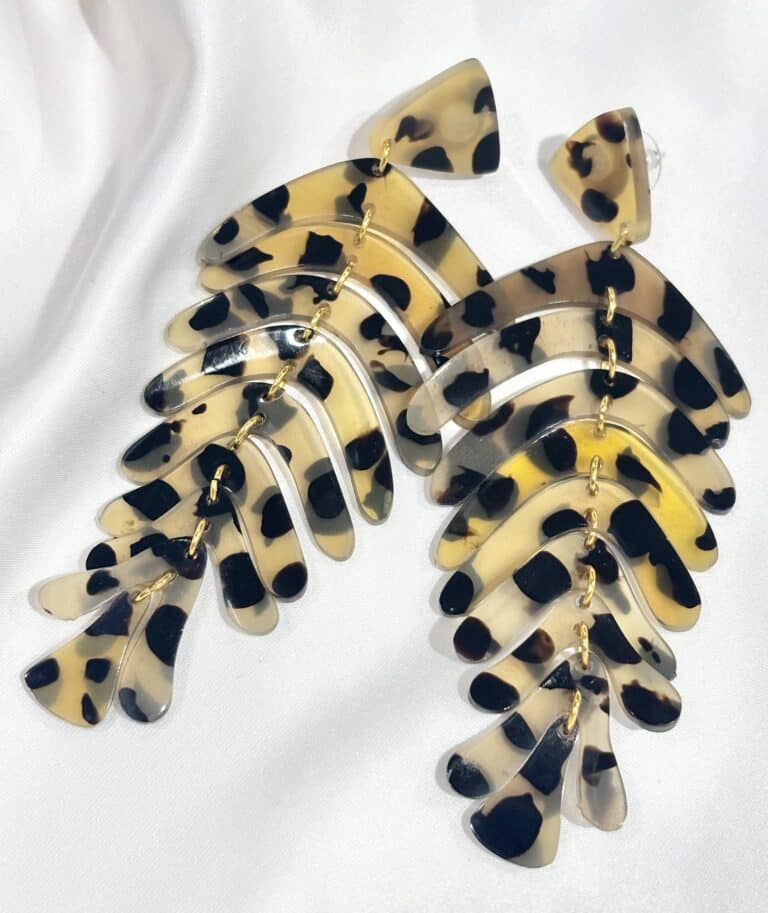 boucles d'oreilles soyang corne sohaia bijoux