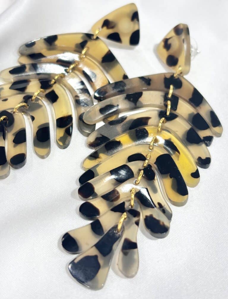 boucles d'oreilles soyang corne sohaia bijoux