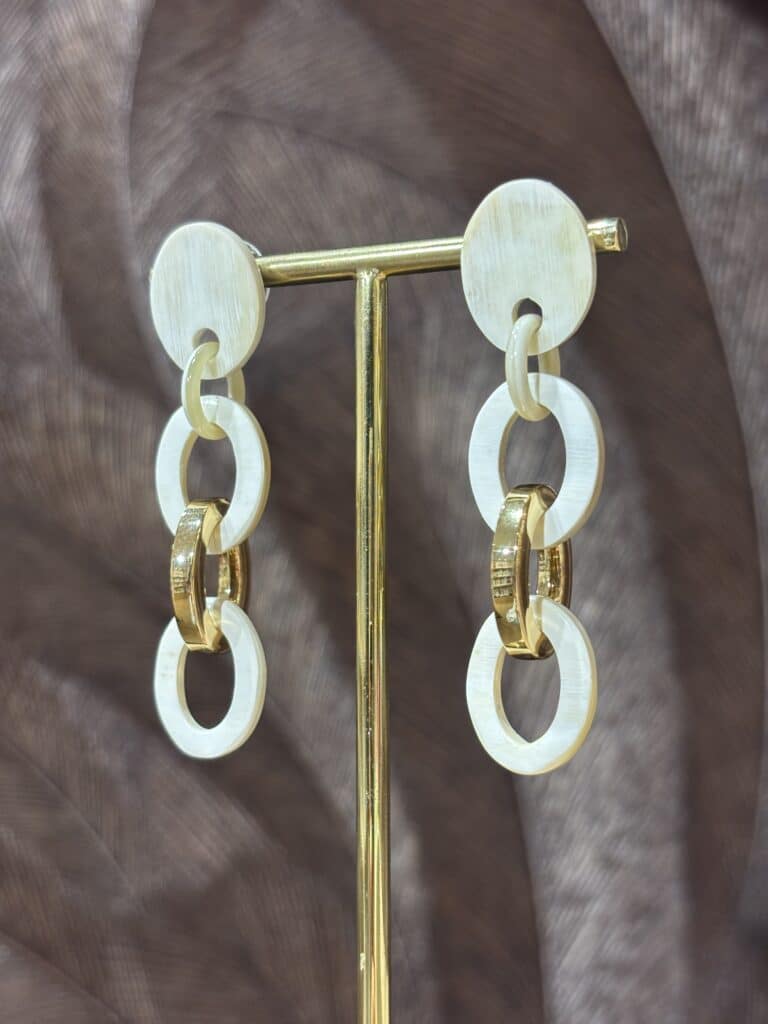 boucles d'oreilles soyang corne sohaia bijoux
