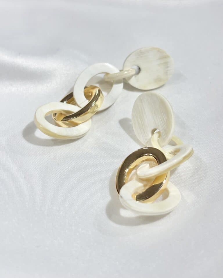 boucles d'oreilles soyang corne sohaia bijoux