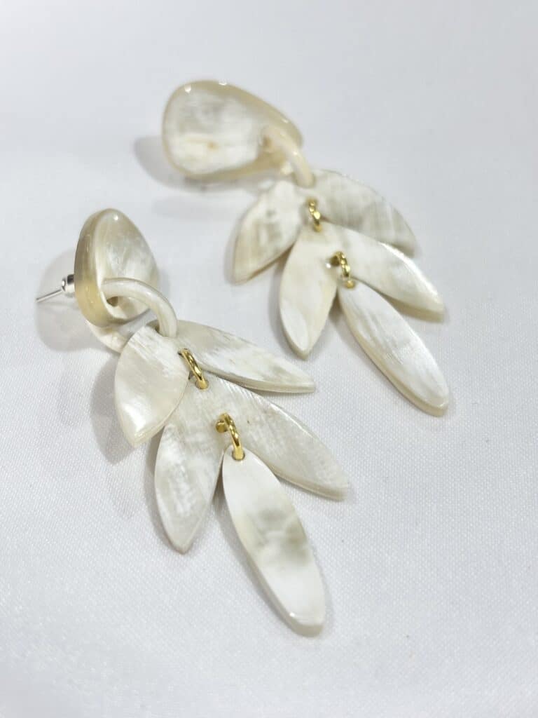 boucles d'oreilles soyang corne sohaia bijoux