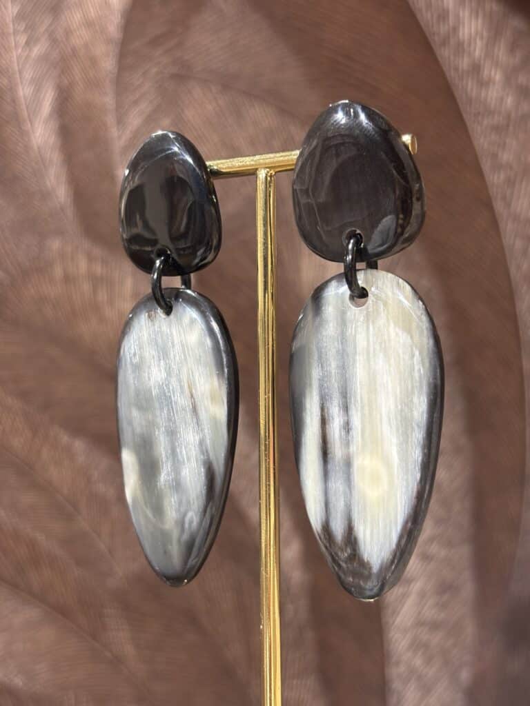 boucles d'oreilles soyang corne sohaia bijoux