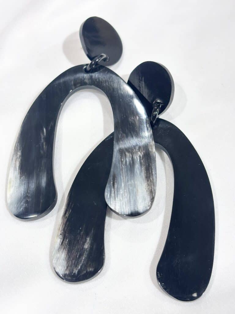 boucles d'oreilles soyang corne sohaia bijoux